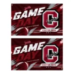 Colgate Raiders House Flag Custom Action Streaks Maroon Best Selling