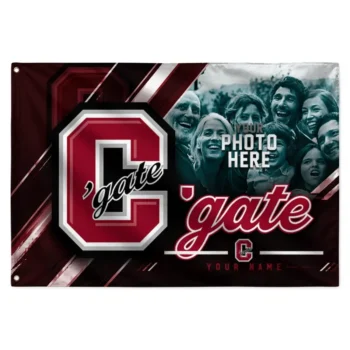Colgate Raiders House Flag Custom Diagonal Stripes Maroon Best Selling