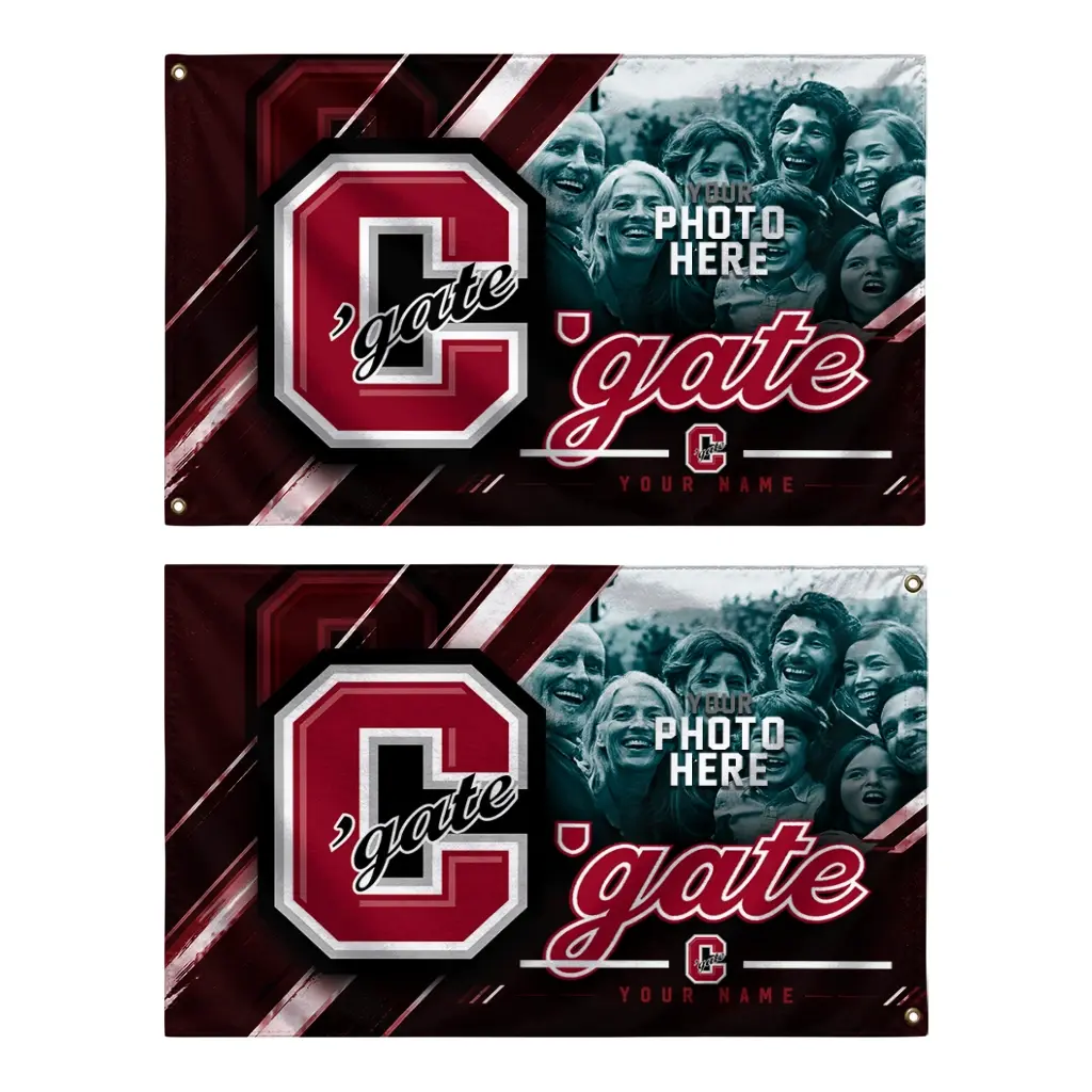 Colgate Raiders House Flag Custom Diagonal Stripes Maroon Fashion Forward Colgate Raiders House Flag Custom Diagonal Stripes Maroon Fashion Forward