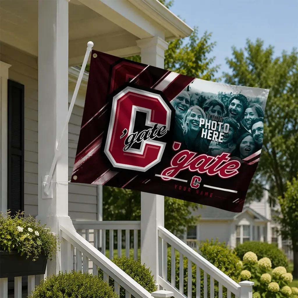 Colgate Raiders House Flag Custom Diagonal Stripes Maroon New Arrival Colgate Raiders House Flag Custom Diagonal Stripes Maroon New Arrival