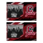 Colgate Raiders House Flag Customized Framed Photo Maroon Black Best Selling