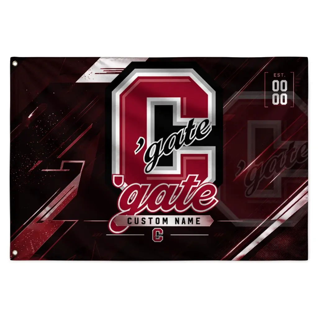 Colgate Raiders House Flag Customized Speed Slashes Maroon Best Selling Colgate Raiders House Flag Customized Speed Slashes Maroon Best Selling