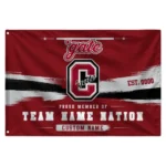 Colgate Raiders House Flag Personalized Brushed Streaks Maroon Best Selling