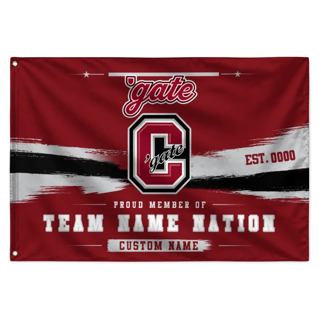 Colgate Raiders House Flag Personalized Brushed Streaks Maroon Best Selling Colgate Raiders House Flag Personalized Brushed Streaks Maroon Best Selling
