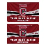Colgate Raiders House Flag Personalized Brushed Streaks Maroon Best Selling