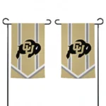 Colorado Buffaloes Garden Flag Custom Chevron Stripes Gold Best Selling