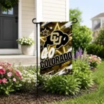 Colorado Buffaloes Garden Flag Customized Glowing Star Gold Best Selling
