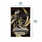 Colorado Buffaloes Garden Flag Customized Swirl Vortex Gold Best Selling