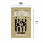 Colorado Buffaloes Garden Flag Personalized Distressed Stripes Gold Best Selling