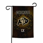 Colorado Buffaloes Garden Flag Personalized Laurel Wreath Gold Best Selling