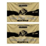 Colorado Buffaloes House Flag Custom Brushed Streaks Gold Best Selling
