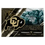 Colorado Buffaloes House Flag Customized Diagonal Stripes Gold Best Selling