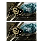 Colorado Buffaloes House Flag Customized Diagonal Stripes Gold Best Selling