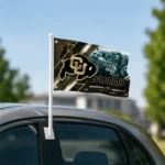 Colorado Buffaloes House Flag Customized Diagonal Stripes Gold Best Selling