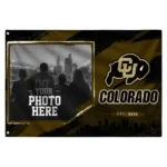 Colorado Buffaloes House Flag Personalized Framed Photo Gold Black Best Selling