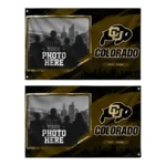 Colorado Buffaloes House Flag Personalized Framed Photo Gold Black Best Selling