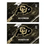 Colorado Buffaloes House Flag Personalized Speed Slashes Gold Best Selling