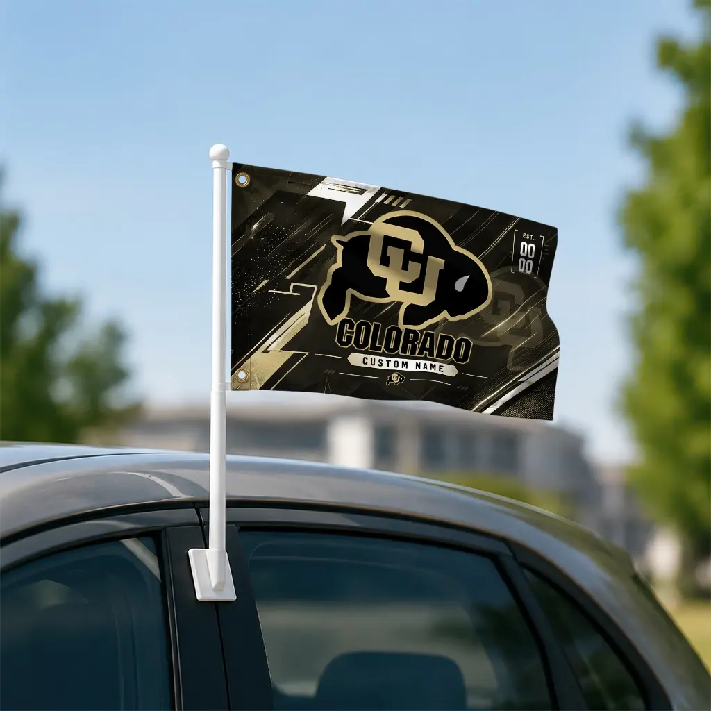 Colorado Buffaloes House Flag Personalized Speed Slashes Gold Latest Model Colorado Buffaloes House Flag Personalized Speed Slashes Gold Latest Model