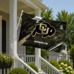 Colorado Buffaloes House Flag Personalized Speed Slashes Gold Best Selling