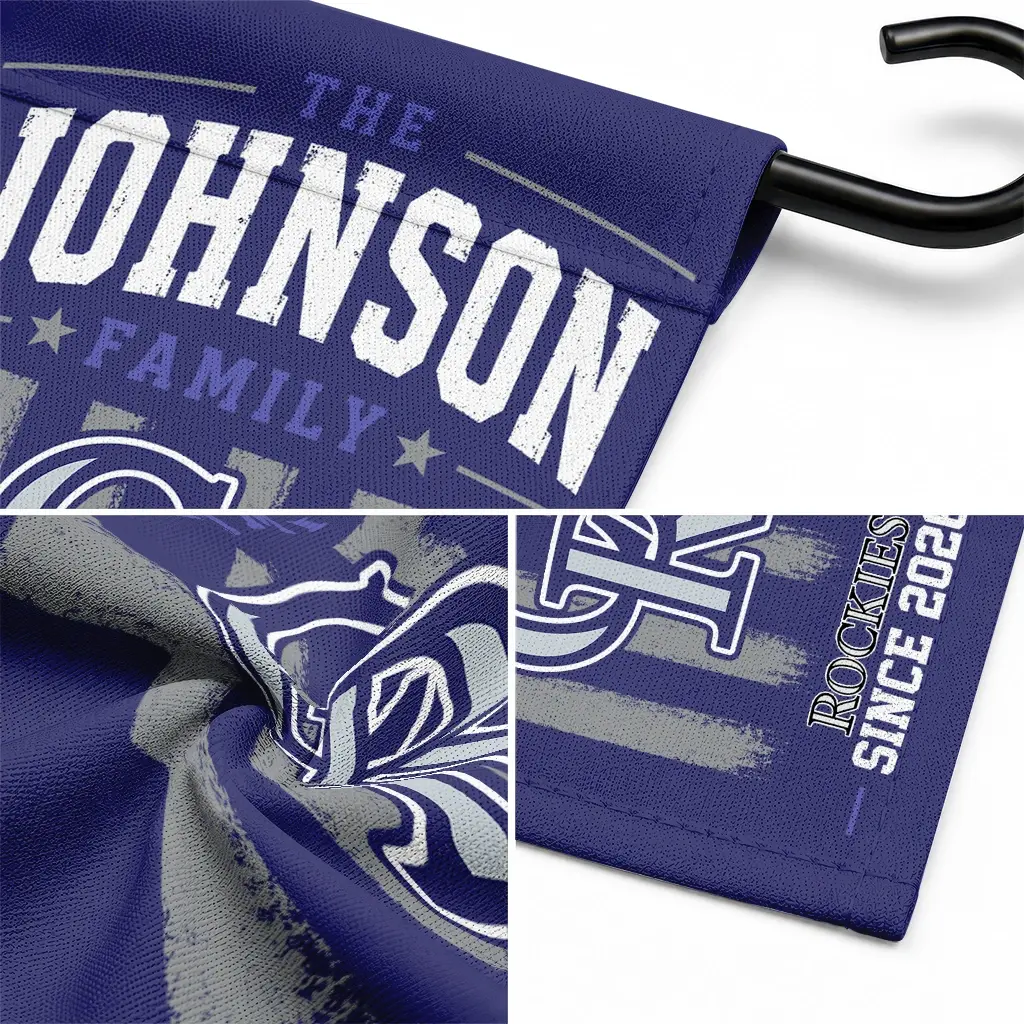 Colorado Rockies Garden Flag Custom Distressed Stripes Blue Latest Model Colorado Rockies Garden Flag Custom Distressed Stripes Blue Latest Model