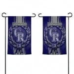 Colorado Rockies Garden Flag Custom Laurel Wreath Blue Best Selling