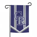 Colorado Rockies Garden Flag Customized Chevron Stripes Blue Best Selling