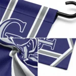 Colorado Rockies Garden Flag Customized Chevron Stripes Blue Best Selling