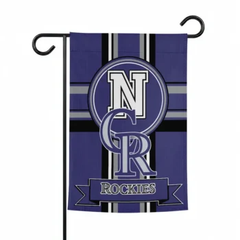 Colorado Rockies Garden Flag Customized Circle Medallion Blue Best Selling