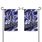 Colorado Rockies Garden Flag Personalized Glowing Star Blue Best Selling
