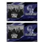 Colorado Rockies House Flag Custom Framed Photo Blue Black Best Selling