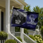 Colorado Rockies House Flag Custom Framed Photo Blue Black Best Selling