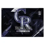 Colorado Rockies House Flag Custom Speed Slashes Blue Best Selling
