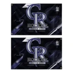 Colorado Rockies House Flag Custom Speed Slashes Blue Best Selling
