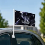 Colorado Rockies House Flag Custom Speed Slashes Blue Best Selling