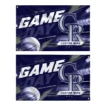 Colorado Rockies House Flag Customized Tech Panels Blue Best Selling