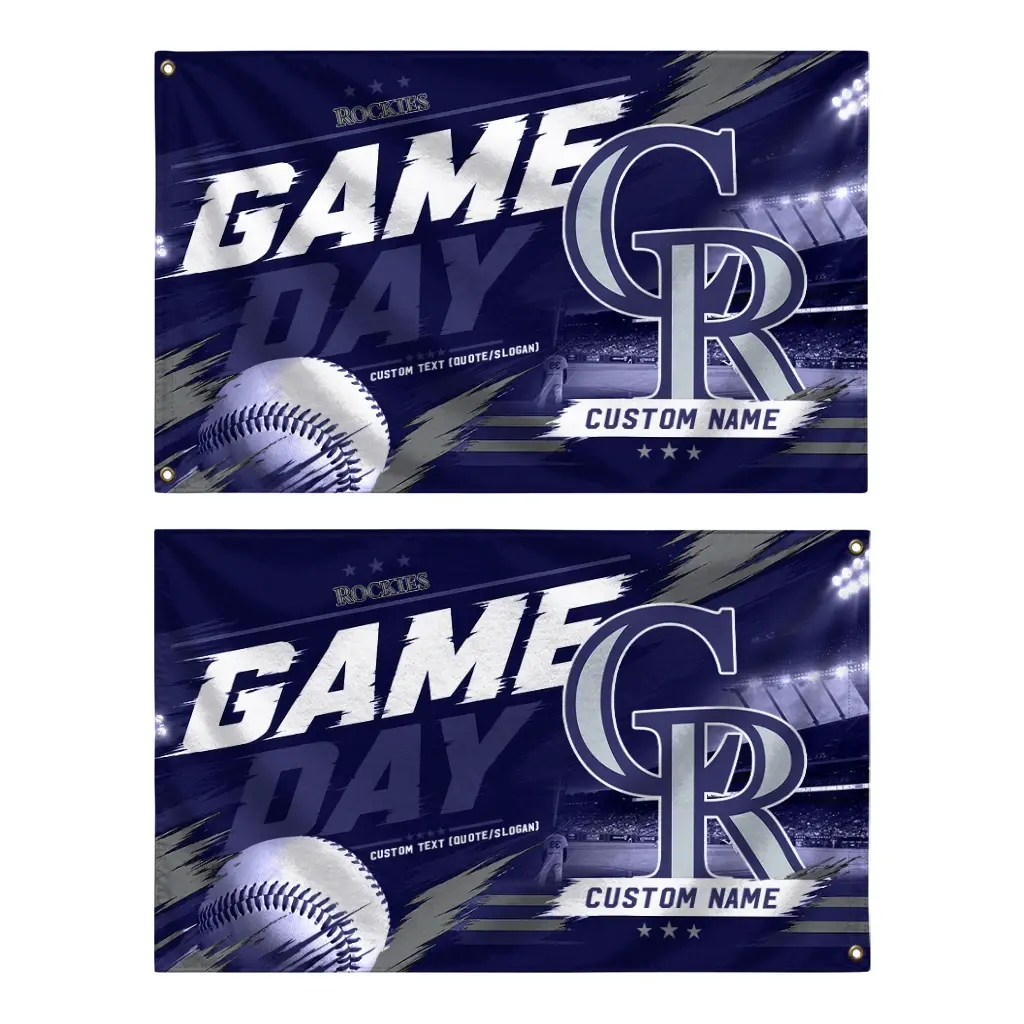Colorado Rockies House Flag Customized Tech Panels Blue Fashion Forward Colorado Rockies House Flag Customized Tech Panels Blue Fashion Forward