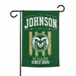 Colorado State Rams Garden Flag Custom Distressed Stripes Green Best Selling