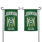 Colorado State Rams Garden Flag Custom Distressed Stripes Green Best Selling