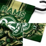 Colorado State Rams Garden Flag Custom Laurel Wreath Green Best Selling