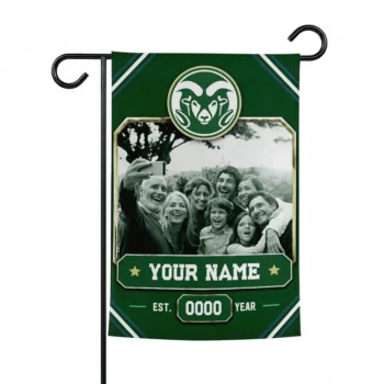 Colorado State Rams Garden Flag - Custom Photo Frame Green