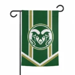 Colorado State Rams Garden Flag Customized Chevron Stripes Green Best Selling