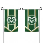 Colorado State Rams Garden Flag Customized Chevron Stripes Green Best Selling