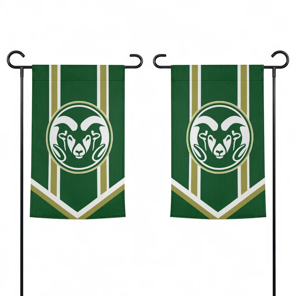 Colorado State Rams Garden Flag Customized Chevron Stripes Green Fashion Forward Colorado State Rams Garden Flag Customized Chevron Stripes Green Fashion Forward