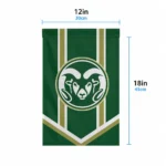 Colorado State Rams Garden Flag Customized Chevron Stripes Green Best Selling