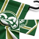 Colorado State Rams Garden Flag Customized Chevron Stripes Green Best Selling