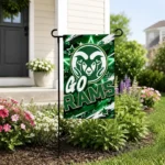 Colorado State Rams Garden Flag Personalized Glowing Star Green Best Selling