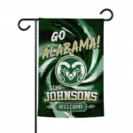 Colorado State Rams Garden Flag Personalized Swirl Vortex Green Best Selling