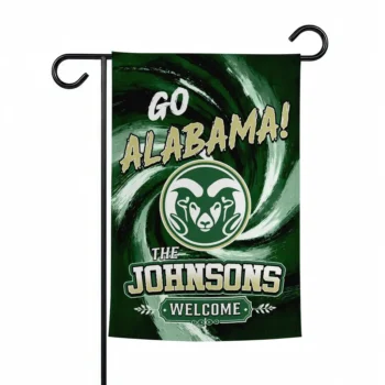 Colorado State Rams Garden Flag Personalized Swirl Vortex Green Best Selling