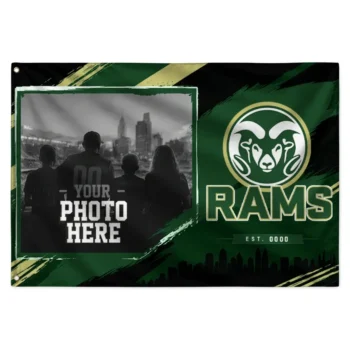 Colorado State Rams House Flag Custom Framed Photo Green Black Best Selling
