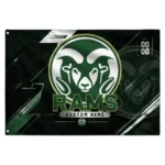 Colorado State Rams House Flag Custom Speed Slashes Green Best Selling